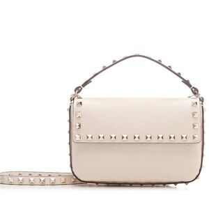 NWOT Valentino Garavani Ivory Rockstud Crossbody Bag